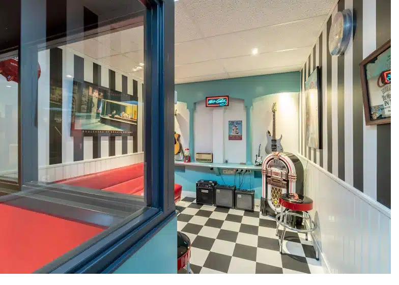 Lesruimte piano muziekschool Katwijk